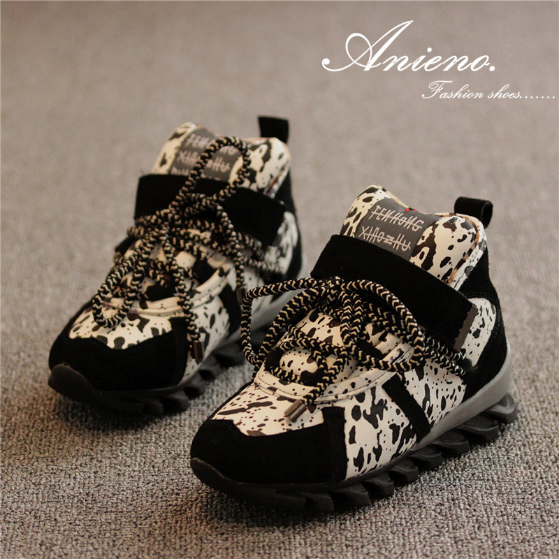 2014 New winter Camouflage boys girls leisure trend cuhk soprt shoes children's fashion sneakers kids running shoes cotton shoes