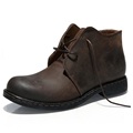 Men High-top Military Tooling Boots Shoes Genuine Leather Male Command