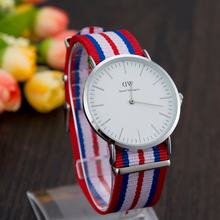 2015 Top Brand Luxury Style Quartz Wristwatch Daniel Wellington Watches Men Classic Wild Nylon Strap DW
