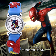 Detské silikonové hodinky Spiderman v rôznych farbách z Aliexpress