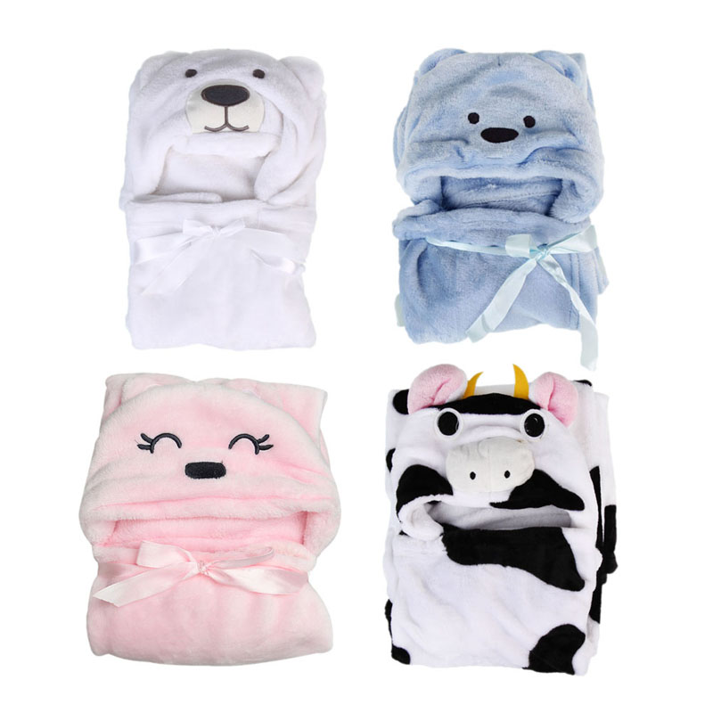  Cu3 New Cute Animal Cartoon Baby Kid s Hooded Bathrobe Toddler Bath Towel