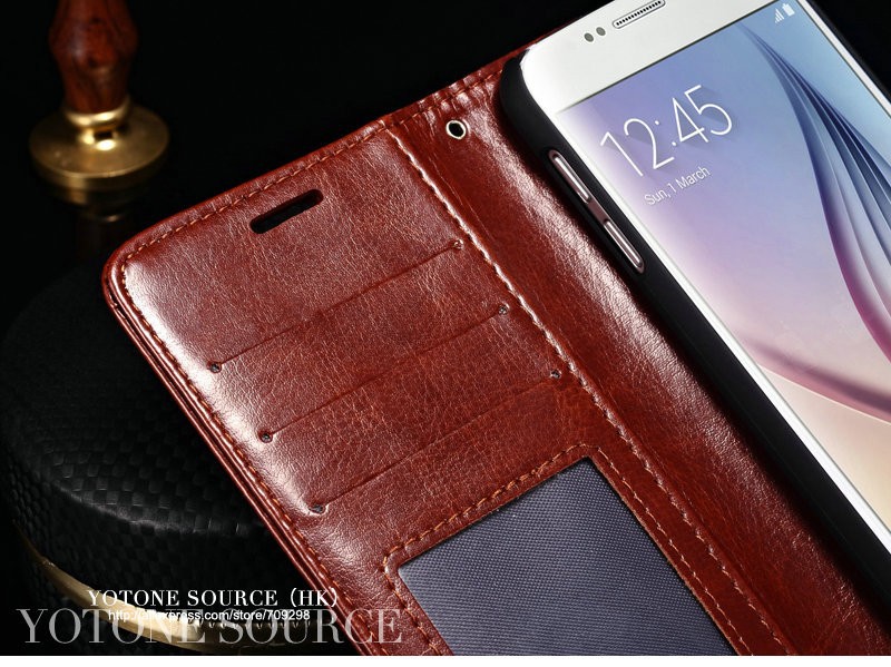 Luxury PU Leather Case For Samsung Galaxy S6 G9200 Wallet Style Stand Phone Bag Case For Galaxy S6 With Photo Slot Luxury PU Leather Case For Samsung Galaxy S6 G9200 Wallet Style Stand Phone Bag Case For Galaxy S6 With Photo Slot