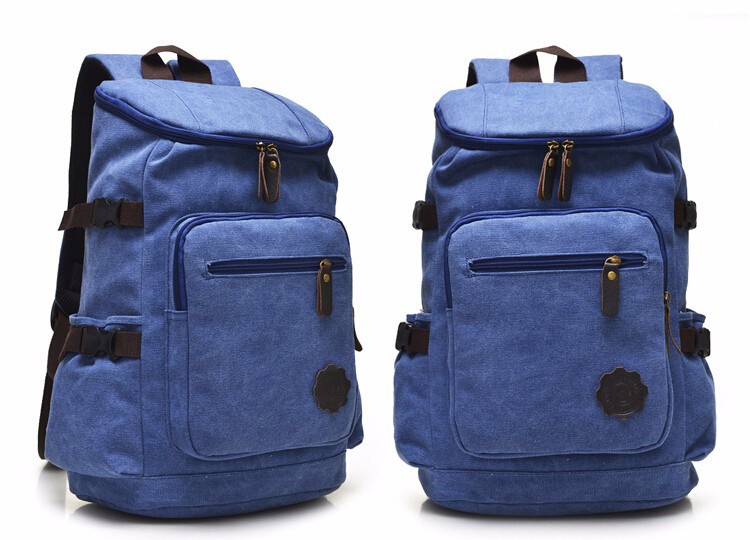 High capacity Vintage Backpack Fashion High quality boy school bag Casual Travel Bags men Canvas Backpack (5)