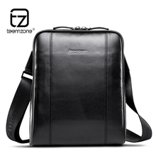 Teemzone case for 9 7 iPad Fashion Top Quality Leather Cowhide Men Messenger Bags Single Shoulder