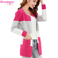 Long Sleeve Knitted Cardigans Sweaters New Winter Women Casual Blouse 2016 Autumn Crochet Ladies Fashion Top