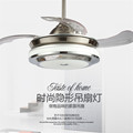 FAN LAMP 36 inch 4 Color Changing light Modern LED invisible ceiling fan light remote control