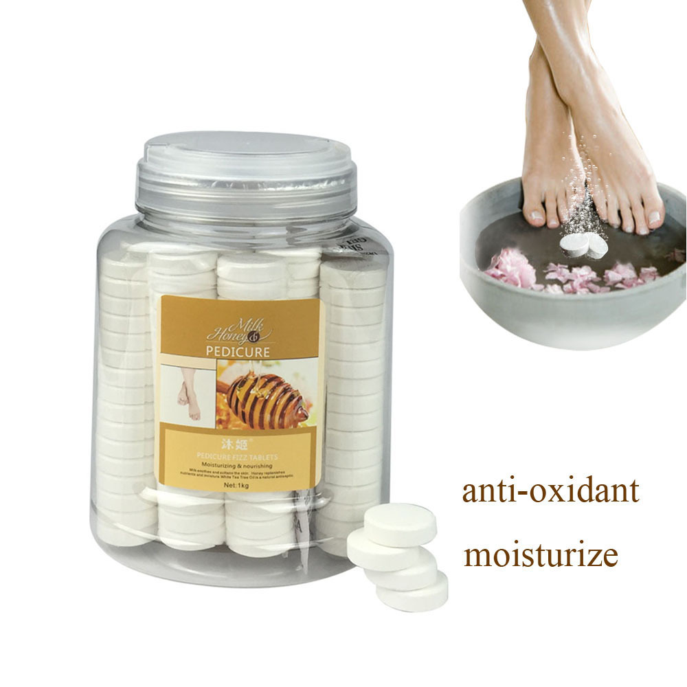 BATHRANI Foot Mineral Salt Milk Honey 250g Have Fungus Treatment Foot Remove Cuticles Use whit Foot