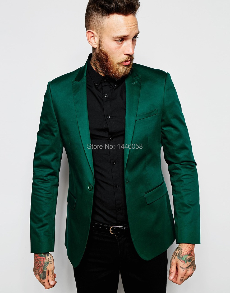 green jacket suit