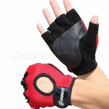 1pair Sport Exercise Slip Resistant Gloves Training Body Building Gym Weight Lifting Gloves Fitness Gloves For