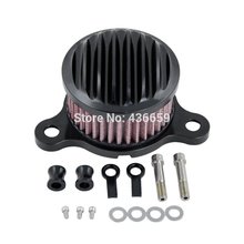 Black Air Cleaner Intake Filter Kit For Harley Sportsters XL883 XL1200 2004 2005 2006 2007 2008