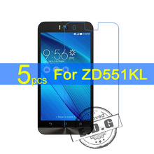 5pcs Ultra Clear LCD Screen Protector Film Cover For Asus ZenFone Selfie ZD551KL Protective Film + cloth