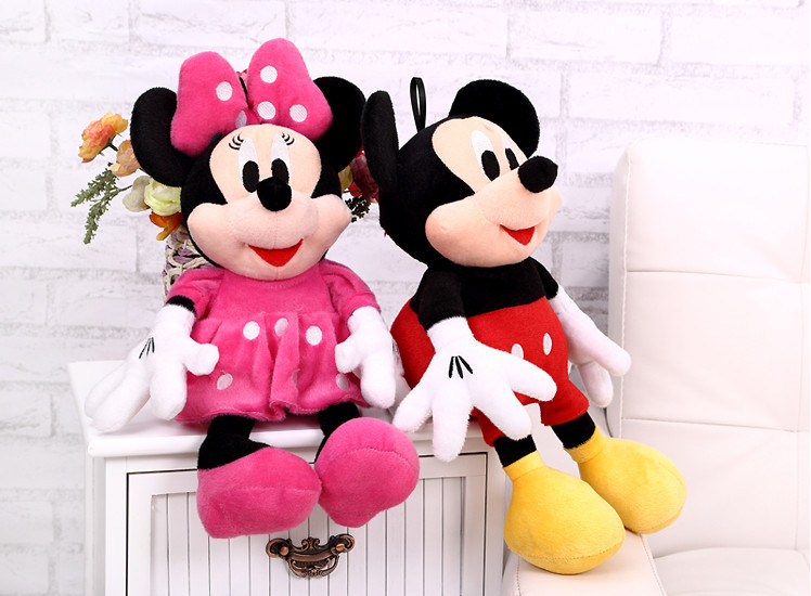 mickey and minnie teddy