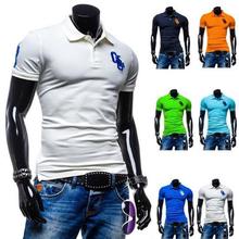 Hot Sale 2015 New Fashion Brand Summer Men t Shirt Men Clothing Solid t Shirts Casual Cotton Sportswear Breathable