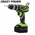 CRAZY POWER 18V Mobile Electric Drill Power Tools Electric Screwdriver Lithium Battery Cordless Drill Mini Drill