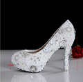 bling luxury wedding shoes white high heeled shoes the bride wedding dress formal dress wedding shoes