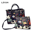 Luxury Handbag Women Bag Designer Brand Cartoon Graffiti Printed Tote Shoulder Composite Bags Big Eye Crossbody