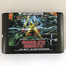 Sega MD Game Cartridge – Ghouls’n Ghosts USA/EUR Case for 16 bits Sega Genesis Megadrive Console System