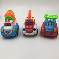 1PC Childrens Birthday Toy Gift 8 5cm Cartoon Car Series Mini Building Truck Blender Crane Sand