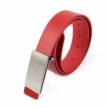New Mens Faux Leather Metal Automatic Formal Buckle Dress Waist Band Strap Belts