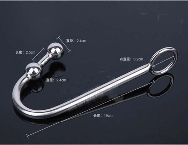 Hot Sale Sex Products Metal Stainless Steel Hook Anal Plug Beads Sex Toys Novelty Adult Toys