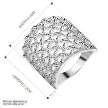Free Shipping 925 Silver Ring Fine new arrivals Fashion anillos Fishnet Jewelry Ring Women Men Finger