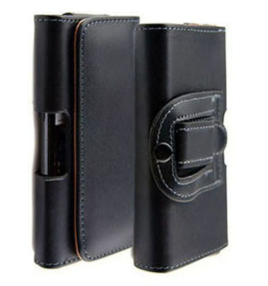 New Smooth pattern Leather Pouch font b phone b font Belt Clip bags for goophone i5s