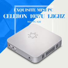 2015 MINI PC windows diy nettop lap top computer X28 C1037U just with wifi thin client mini desktop