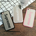 Luxury Brand Mirror Supreme Mobile Phone Case For Apple iPhone 5 5s Se 6 6s 6