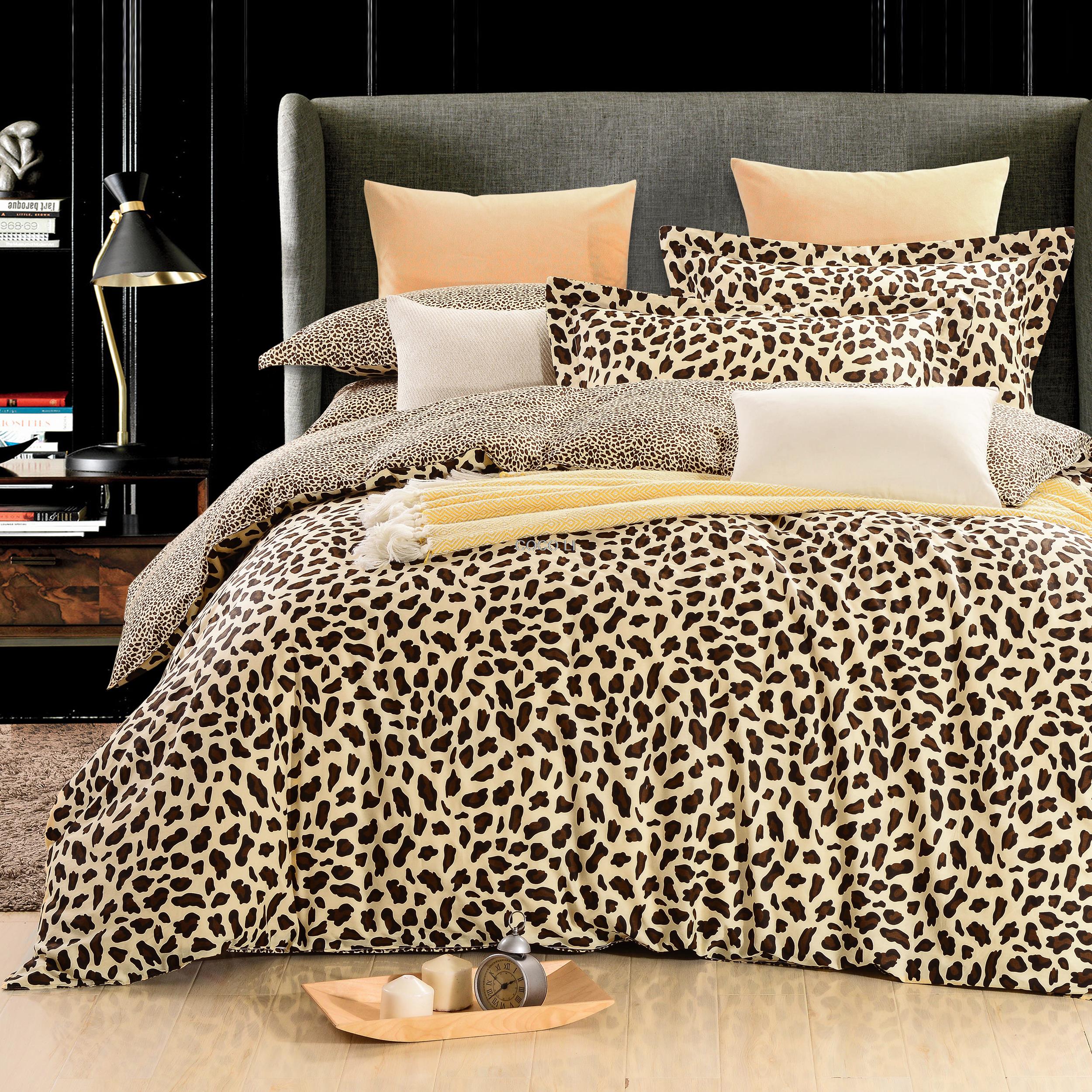 High Quality Nature Duvet Covers Promotionshop For High Quality - Keluo Natural Cotton Beige Leopard Duvet Cover Set King Twin Queensize Include One Duvet Cover Two Pillowcase Pcs high quality nature duvet covers promotionshop for high quality - keluo natural cotton beige leopard duvet cover set king twin queensize include one duvet cover two pillowcase pcs