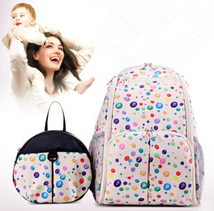 2015 Fashion Diaper Bag Large-capacity Multifunctional Shoulder Mummy Bag Piece Suit Mummy Parental Package Baby Bags for Mom