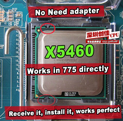 Intel xeon x5460 3.16  / 12  / 1333  / cpu  lga775 core 2 quad q9650 qx9650 ,   lga775     