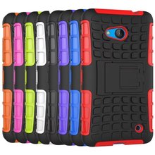 For Microsoft Nokia Lumia 640 Case Hybrid TPU PC 2 In 1 Hard Armor Shockproof With