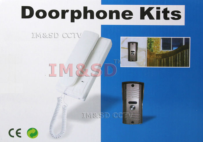 Wired Two-Way Intercom Home Security System Audio Doorbell Doorphone