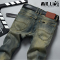 Pantalones Hombre Vaqueros Men Jeans Pants Slim Fit Robin Biker Jeans Mens Denim Joggers Skinny Jeans