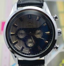 Fuyate personalida comercial 6 agujas calendario reloj mecánico completamente automático para hombre de hombres reloj j195