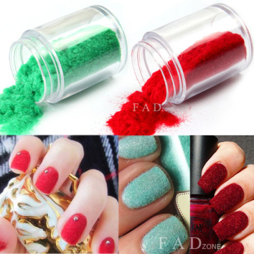 24 Color 3D Velvet Flocking Powder Nail Art Decorations Acrylic Polish Tips Manicure Nails Decorations New Arrive Hot Saling