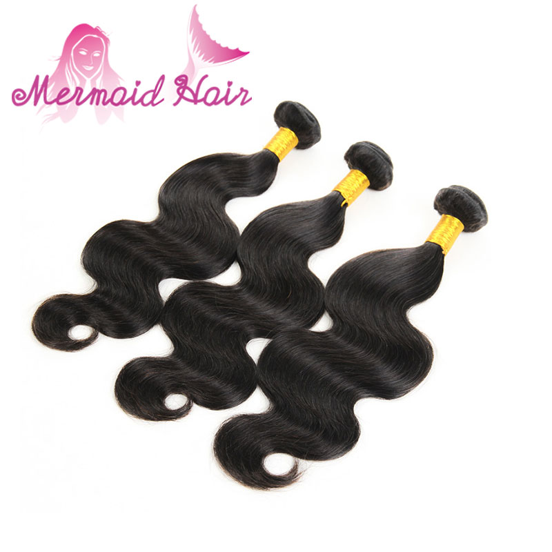 indian body wave 3 pcs lot 7A unprocessed virgin indian hair weave bundles indian human hair weave no tangle Free Express