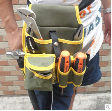 Hardware Tool Canvas Waist Bag Belt Utility Kit Pocket Pouch Organizer Free Shipping
