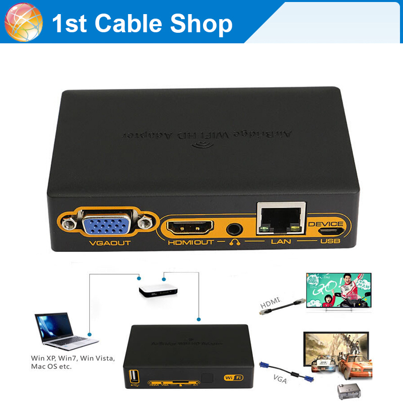 HDMI wifi transmitter wireless wifi PC to HDMI VGA HDTV converter