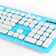 Washable Keyboard Waterproof Wired Keyboard Slim chocolate washable vintage typewriter keyboard Soak Washing Keyboard