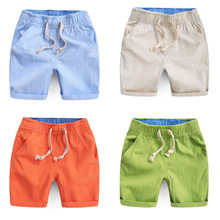 2016 Summer children’s clothing Korean baby boy fifth pants little children white pants cotton casual comfortable pants 2201 02