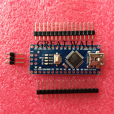 С загрузчик Nano 3.0 контроллер, совместимый для arduino nano CH340 USB драйвер (БЕЗ КАБЕЛЯ)