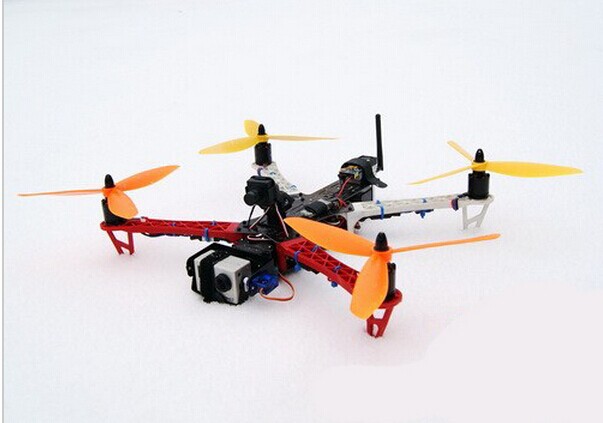 Locust Four-axis Quadcopter Frame Kit with 2-axis Dual-use Gopro PTZ