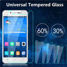 10PCS Premium Real 9H 2.5D 0.26mm Universal Tempered Glass Screen Protector Film For 4.5 4.7 5.0 5.3 5.5 5.7 inch Mobile Phones
