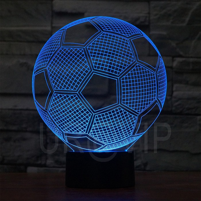 JC-2882 Amazing 3D Illusion led Table Lamp Night Light with football shape (1)