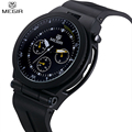 MEGIR Simple Style Decorate Small Dial Watch Men Analog Watch Luxury Band Fashion Men Silicone Watches