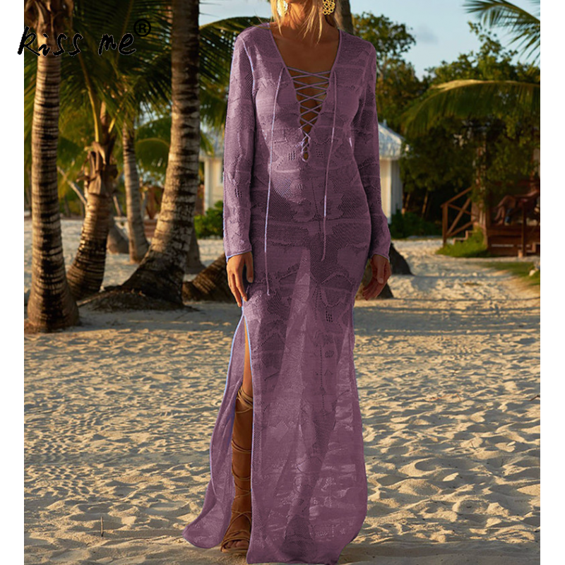 cotton beach maxi dress