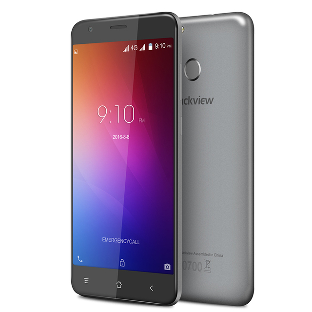 На складе Blackview E7 4 Г Смартфон 5.5 Дюймов Android 6.0 Quad Core 1 ГБ MT6737 RAM 16 Г ROM Мобильный Телефон MTK 1.3 ГГц 8.0MP 2700 мАч
