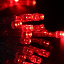 New Hotsale Best Price In Aliexpress promotion 40-LEDs 13 Feet Battery Operated Christmas Wedding String Lights -Red