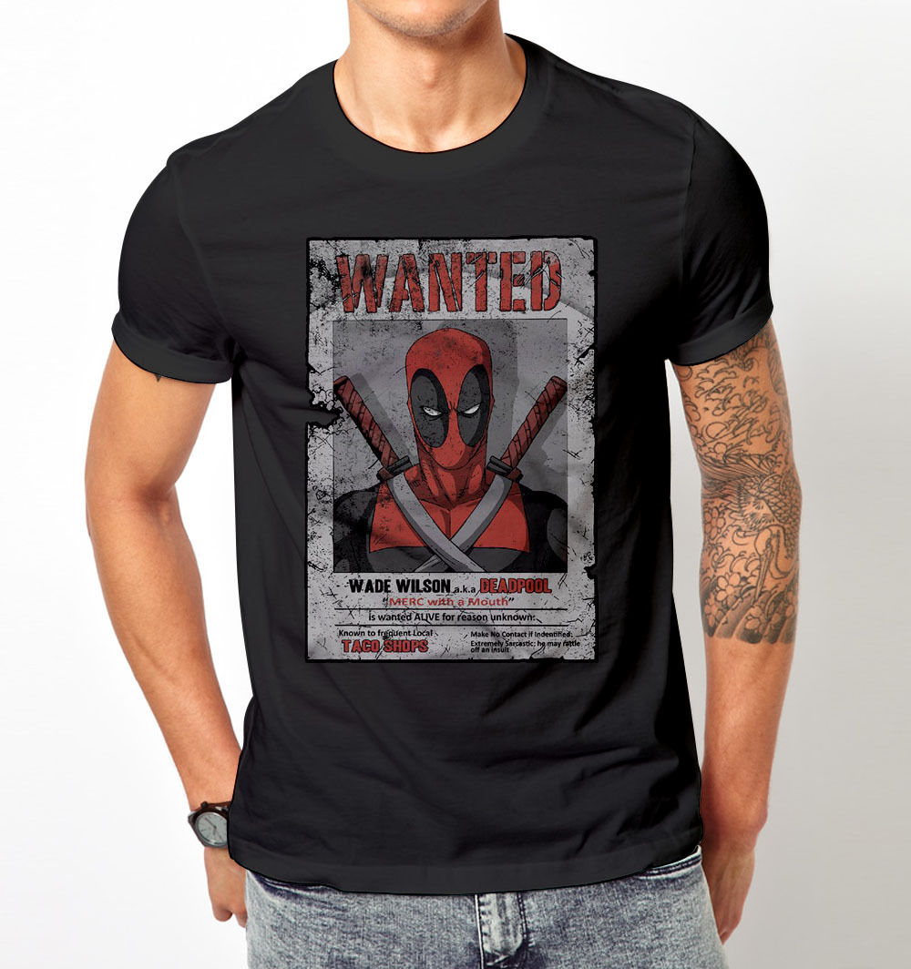 deadpool men's t shirt